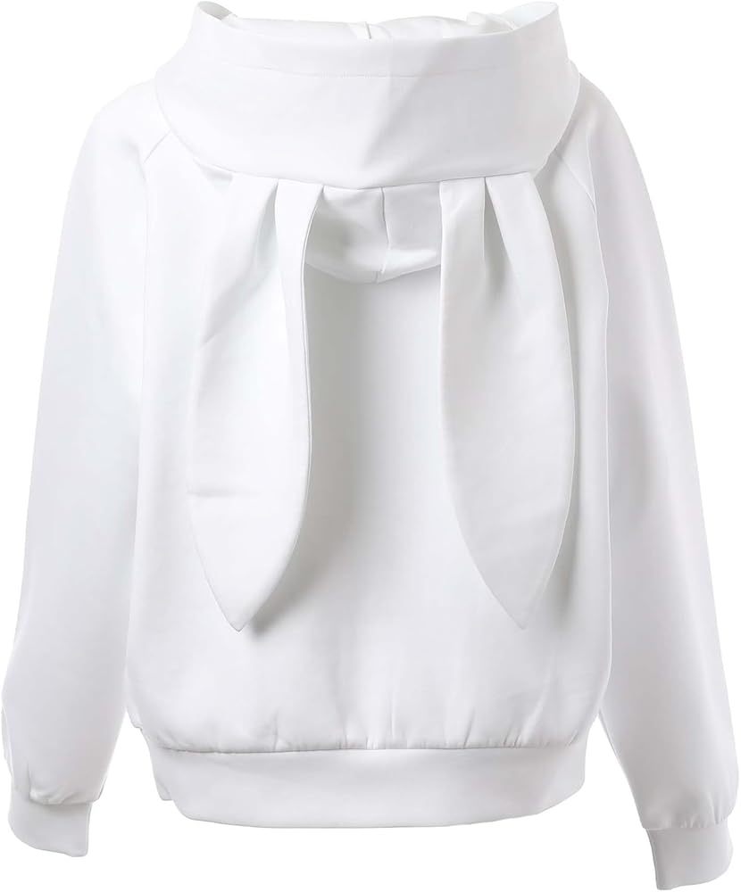 Jackbunny ジャックバニー フード付きパーカー ホワイト S Amazon.co.jp: [ジャックバニー] レディース 長袖 フルジップ